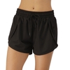 Short de sport 2 en 1 pour femme Short capris Pantalon à cordon Leggings Yoga Fitness Short de course