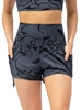 Short de sport femme avec poches Short taille haute pour course à pied Tennis