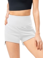 Short de sport femme avec poches Short taille haute pour course à pied Tennis