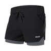 Shorts de course 2 en 1 pour femmes à séchage rapide respirant entraînement actif Jogging cyclisme Shorts d