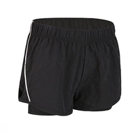 Shorts de course pour femmes 2 en 1 couche de couverture doublure de Compression se prélasser Sport Yoga Leggings Fitness Gym maison vêtements de sport