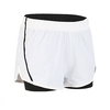 Shorts de course pour femmes 2 en 1 couche de couverture doublure de Compression se prélasser Sport Yoga Leggings Fitness Gym maison vêtements de sport