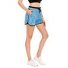 Shorts de course pour femmes 2 en 1 Yoga Gym Sports Training Short de sport avec 2 poches