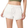 Shorts de sport pour femmes à séchage rapide avec poches à taille élastique en maille taille haute Fitness Gym entraînement Yoga pantalon court