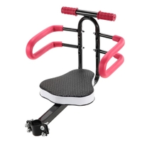 Siège à bicyclette à chargement frontal à démarrage rapide Siège à bicyclette électrique Vélo à vélo électrique Sécurité pour enfants Siège avant Coussin de selle
