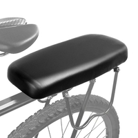 Siège arrière de vélo cyclisme vtt vélo de montagne PU cuir doux confortable coussin vélo porte-bagages arrière siège enfants coussin de siège arrière