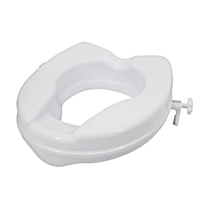 Siège de toilette surélevé 300 lb (blanc,  2 pouces)