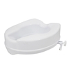 Siège de toilette surélevé 300 lb (blanc,  4 pouces)