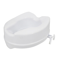 Siège de toilette surélevé 300 lb (blanc,  6 pouces)