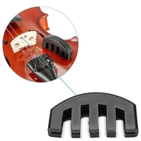 Silber Mute 4/4 Violin Mute Silencieux avec 5 dents