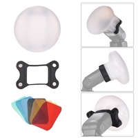 Silicone Diffuseur Ball Aimant Adsorption Balles Douces pour Canon Nikon Sigma Yongnuo Godox Andoer