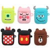 Silicone Ecouteur Pour AirPods Casque Sans Fil Housse de Protection Peau Accessoires pour Apple Airpods Charging Box