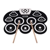 Silicone Portable pliable numérique USB Midi Kit Tapis batterie électronique de Roll-up avec bâton et pédale