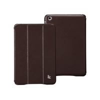 Similicuir magnétique Smart couvrir protecteur cas Stand pour iPad mini réveil Sleep ultraminces Brown