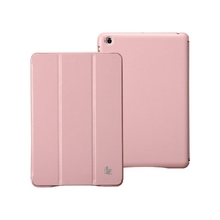 Similicuir magnétique Smart couvrir protecteur cas Stand pour iPad mini réveil Sleep ultraminces rose