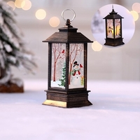 Simulation de Noël fl-ame lampe décoration de bureau led lights