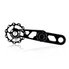 Single Speed Bike Chain Tensioner for Folding Bike Aluminum Alloy Rear Derailleur Chain Guide Wheel Pulley Stabilizer
