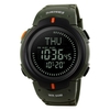 SKMEI 1231 Montre multifonction numérique 50M pour hommes avec sports imperméables