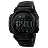 SKMEI 1303 Smart Watch Analogique Podomètre Numérique Calorie Fitness Tracker Montre De Mode Casual Sports Montre-Bracelet 5ATM Étanche Rétro-Éclairage BT Multifonctionnel Hommes Montres pour Android et IOS