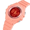 SKMEI Enfants Montre Numérique pour Garçons Filles Rétroéclairage LED 7 Couleurs 5ATM Étudiants Étanches Montres De Sport Heure Semaine Affichage De La Date Chronomètre Réveil Bracelet De Mode Enfants Cadeau D