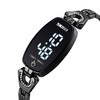 SKMEI femmes LED montre numérique femme mode montre-bracelet heure affichage de la Date 3ATM étanche dames montre avec bracelet en acier inoxydable