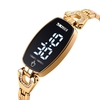 SKMEI femmes LED montre numérique femme mode montre-bracelet heure affichage de la Date 3ATM étanche dames montre avec bracelet en acier inoxydable