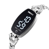 SKMEI femmes LED montre numérique femme mode montre-bracelet heure affichage de la Date 3ATM étanche dames montre avec bracelet en acier inoxydable