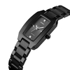 SKMEI femmes montre à Quartz bracelet en acier inoxydable diamant cadran femme bracelet élégant dames montres Bracelet temps précis 3ATM étanche