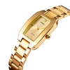 SKMEI femmes montre à Quartz bracelet en acier inoxydable diamant cadran femme bracelet élégant dames montres Bracelet temps précis 3ATM étanche