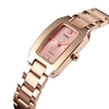 SKMEI femmes montre à Quartz bracelet en acier inoxydable diamant cadran femme bracelet élégant dames montres Bracelet temps précis 3ATM étanche