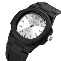 SKMEI hommes montre à Quartz concise montre-bracelet homme heure précise 5ATM montre de sport résistant à l