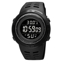 SKMEI Montre de sport de température numérique pour adolescents Heure Date Affichage de la semaine Réveil Rétro-éclairage 5ATM Étudiants étanches Montres de mode Bracelet pour enfants pour la vie"idienne en plein air Anniversaire Cadeaux de No