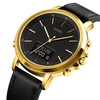 SKMEI montre homme minimalisme montre numérique analogique avec chronomètre d