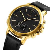 SKMEI montre homme minimalisme montre numérique analogique avec chronomètre d