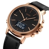 SKMEI montre homme minimalisme montre numérique analogique avec chronomètre d
