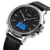 SKMEI montre homme minimalisme montre numérique analogique avec chronomètre d