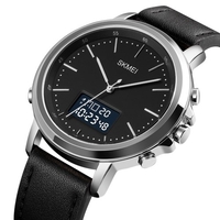 SKMEI montre homme minimalisme montre numérique analogique avec chronomètre d