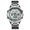SKMEI Montre numérique musulmane pour la prière Qibla Boussole Calendrier Hijri Coran Signet Ville Sélection Fonction Date Semaine Alarme Rétro-éclairage 3ATM Étanche Hommes Azan Montres Bracelet Islamique Cadeaux Pour Hommes