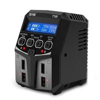 SKYRC T100 Dual Balance Charger 5A 100W AC100-240V XT60 Plug Dual Channel Charger