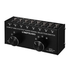 Sélecteur Audio 6 entrées 2 sorties Distributeur répartiteur de boîte de sélection de Signal Audio bidirectionnel avec prises d