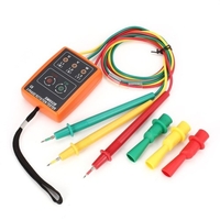 SM852B testeur de rotation triphasé indicateur de phase numérique détecteur LED buzzer compteur de séquence de phase