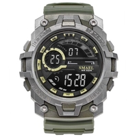 SMAEL 1701 Outdoor Sport Men Electronic Digital Watch 50M Étanche Multifonctionnel Chronographe Montre-Bracelet avec Lumineux/Alarme/Chronomètre/Semaine/Date/Horly Chime
