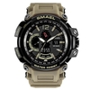 SMAEL 1702 montre-bracelet numérique à quartz pour hommes à la mode montre de sport multifonctionnelle avec 50M étanche/lumineux/alarme/chronomètre/semaine/Date
