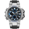 SMAEL 1803 Montre-bracelet multifonctionnelle pour hommes de sport Montre numérique à quartz élégante avec 50M étanche/lumineux/alarme/synchronisation/semaine/affichage de la date