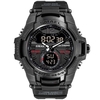 SMAEL 1805 Montre de sport multifonctionnelle pour hommes Montre-bracelet numérique à double affichage à quartz à la mode avec 50M étanche/lumineux/alarme/synchronisation/semaine/date