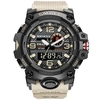 SMAEL 8035 Multifunctional Men Sport Casual Watch 50M Waterproof Electronic Digital Wristwatch with Luminous/Alarm/Stopwatch/Auto Calendar/Snooze Feature