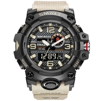 SMAEL 8035 Multifunctional Men Sport Casual Watch 50M Waterproof Electronic Digital Wristwatch with Luminous/Alarm/Stopwatch/Auto Calendar/Snooze Feature