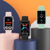 Smart Band Fitness Tracker Bracelet Sport Montre Intelligente Poignet Thermomètre Fréquence Cardiaque Surveillance Du Sommeil Bracelet IPS Écran Tactile IP67 Étanche