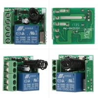 Smart Home 433 Mhz DC 12 V 1CH Télécommande Sans Fil Relais Récepteur Émetteur Module Télécommande Universelle Module et 2 PCS Transmetteur RF Télécommandes 1527