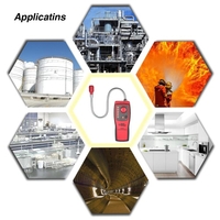 SMART SENSOR Détecteur de gaz à carburant portable à petite échelle et portable Détecteur de gaz à vide Déterminer le testeur avec son et alarme lumineuse